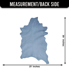 Dark Brown Rug - Soft, Durable, and Eco-Friendly - Handmade Pure Goat Skin Floor Rug - Non-Slip Suede Back