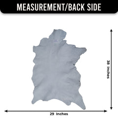 Handcrafted Dark Brown Goat Skin Rug – Authentic Elegance for Your Home