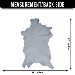 Dark Brown Rug - Soft, Durable, and Eco-Friendly - Handmade Pure Goat Skin Floor Rug - Non-Slip Suede Back