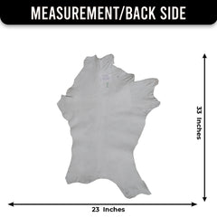 Rustic Brown and White Goat Skin Rug - Unique Pattern for Modern and Classic Décor