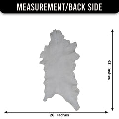 Decorative Dark Brown Goat Skin Rug - Luxurious Touch for Living Spaces