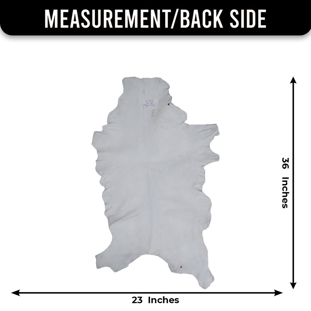 Luxurious Brown and White Goatskin Rug for Modern Home Décor - Hypoallergenic, Non-Shedding, Sustainable, Unique Hair-on Leather Rug - Celestial Leather Limited