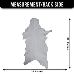 Dark Brown Rug - Soft, Durable, and Eco-Friendly - Handmade Pure Goat Skin Floor Rug - Non-Slip Suede Back