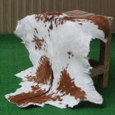 Decorative Dark Brown Goat Skin Rug - Luxurious Touch for Living Spaces