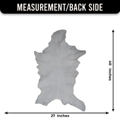 Luxurious Brown and Black Goat Skin Rug - Sustainable Hair-on Goat Hide Rug for Home Décor - Celestial Leather Limited