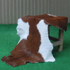 Handcrafted Dark Brown Goat Skin Rug - Genuine Leather for Luxurious Décor - Celestial Leather Limited