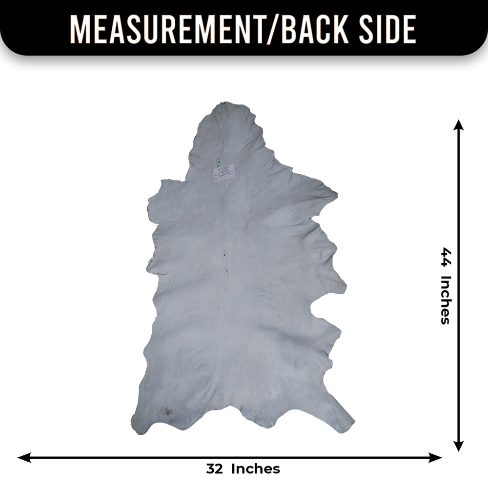 Luxurious Brown and White Genuine Goat Hide Rug - Premium Hair-on Skin Rug for Home Decor - Celestial Leather Limited