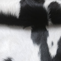 Goat Skin Rug, Black and white Handpicked for Quality, Unique Piece for Sale, Fast UK Delivery