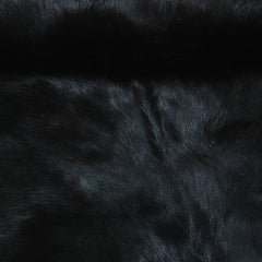 Black and Brown Handmade Goat Skin Rug – Rustic Charm for Your Home