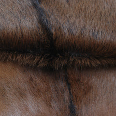 Premium Brown & White Goat Hide Rug - Luxury Hair-on Goatskin Rug, Sustainable - Eco-Friendly, Unique Patterns, Non-Slip Suede Back - Celestial Leather Limited