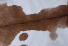 Elegant Dark Brown Goat Skin Rug - Natural Hair-On Accent for Floors or Walls