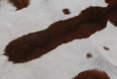 Dark Brown Rug - Soft, Durable, and Eco-Friendly - Handmade Pure Goat Skin Floor Rug - Non-Slip Suede Back