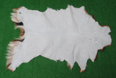 Handcrafted Dark Brown Goat Skin Rug – Authentic Elegance for Your Home - Celestial Leather Limited