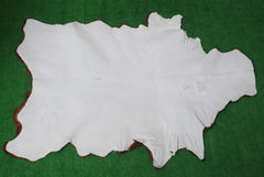 Elegant Dark Brown Goat Skin Rug - Natural Hair-On Accent for Floors or Walls