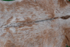 Luxury Brown and White Goat hide Rug - Premium Handcrafted Hair-on Leather Rug - Natural, Eco-Friendly, Hypoallergenic - Unique Patterns