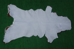 Handcrafted Dark Brown Goat Skin Rug – Authentic Elegance for Your Home