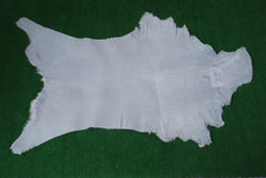 Brown and White Handmade Goat Skin Rug – Classic Elegance for Your Home