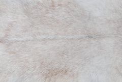 Brown and White Handmade Goat Skin Rug – Classic Elegance for Your Home