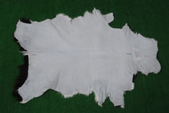 Black and White Handmade Goat Skin Rug – Rustic Charm for Your Home