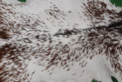 Authentic Hair-On Goat Skin Rug - Rich Dark Brown for Sophisticated Interiors