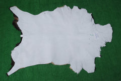 Luxurious Black White Handmade Goat Skin Rug - Unique Natural Beauty for Your Home - Celestial Leather Limited