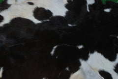 Luxury Black & White Genuine Goat Hide Rug | Premium Hair-On Skin Rug with Non-Slip Suede Back | Eco-Friendly - Sustainable - Celestial Leather Limited