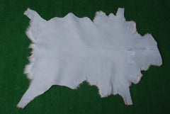 Premium Brown and White Goat Hide Rug - Natural, Handcrafted, Non-Slip Suede Back, Eco-Friendly & Sustainable - Hypoallergenic - Celestial Leather Limited