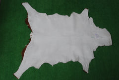 Handcrafted Dark Brown Goat Hide Rug - Soft, Natural Leather for Home Décor