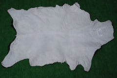 Black and White Handmade Goat Skin Rug – Natural Luxury for Your Home