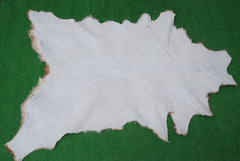 Handcrafted Dark Brown Goat Hide Rug - Soft, Natural Leather for Home Décor