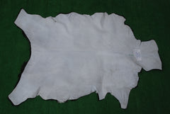 Black and White Handmade Goat Skin Rug – Rustic Charm for Your Home