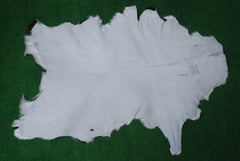 Luxurious Genuine Black & White Goat Skin Rug | Modern Home Decor | Hypoallergenic - Non-Shedding | Sustainable - Eco-Friendly