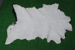 Luxury Black & White Goat Skin Rug - Modern Chic Decor, Natural Softness, Hypoallergenic, Eco-Friendly, Unique Pattern, Non-Slip Backing - Celestial Leather Limited