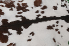 Authentic Hair-On Goat Skin Rug - Rich Dark Brown for Sophisticated Interiors