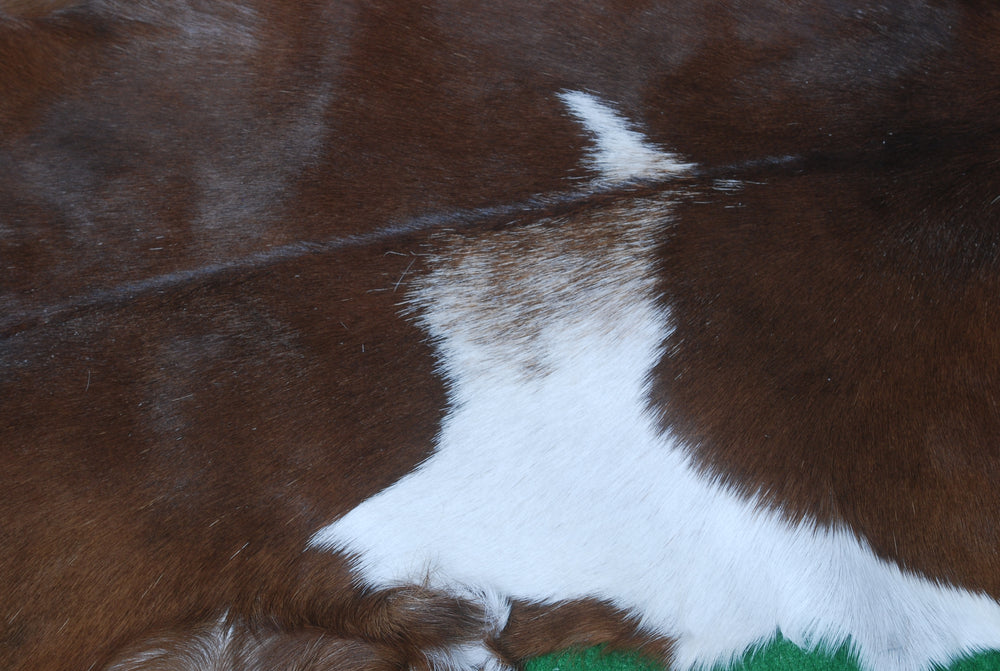 Luxurious Dark Brown & White Goat Skin Rug - Handmade from 100% Pure Goat Skin, Non-Shedding, Hypoallergenic, Eco-Friendly & Kid-Friendly - Celestial Leather Limited