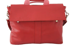 Stylish Cowhide Laptop Portfolio With Unique Animal Print and Detachable Shoulder Strap for Business and Travel - Handcrafted Quality at