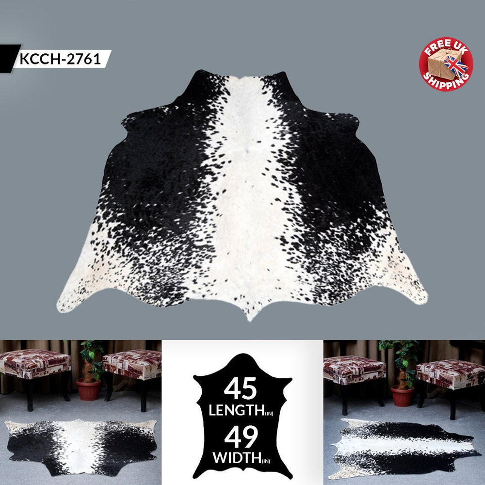 Luxurious Natural Cowhide Leather Rug for Stylish Home Decor & Leather Crafts - Celestial Leather Limited
