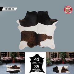 Luxurious Natural Cowhide Rug for Rustic Home Decor - Hypoallergenic, Non-Slip Backing, Handcrafted with Unique Beauty - Celestial Leather Limited