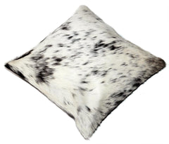 Rustic and Eco-Friendly Natural Cowhide Cushion Cover with Hair-on Leather for Stylish Home Decor