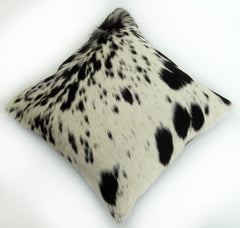 Genuine Leather Cowhide Cushion Cover - Stylish Home Décor Accent Made from Exotic Animal Skin - Eco-Friendly Hairy Cushion Cover