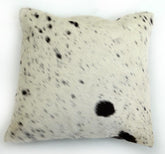 Luxury Cowhide Cushion Cover | Genuine Leather Exotic Animal Skin Home Decor Pillow Case | Stylish Hair-On Leather Cushion Cover