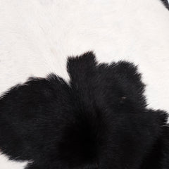 Luxurious Brown and White Cowhide Cushion Cover with Unique Animal Patterns - Handmade Hair on Leather Pillow Case for Home Décor