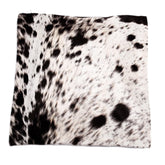 Luxury Handmade Cowhide Cushion Cover - Brown & White Animal Print Home Décor Accent
