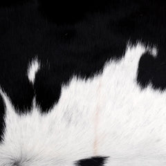Luxurious Handmade Brown & White Cowhide Cushion Cover with Soft Faux Leather Back - Rustic Elegance for Sofa or Bed - Celestial Leather Limited