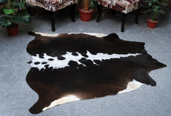 Premium Multicolour Cowhide Rug Large Animal Print Carpet - Hypoallergenic, Non Slip, Non Shedding - Handmade Luxury for Chic Living Spaces