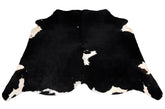 Luxurious Black & White Cowhide Rug for Bedroom - Living Room - Hypoallergenic, Non-Slip, Unique Natural Beauty - Free Shipping in UK! - Celestial Leather Limited