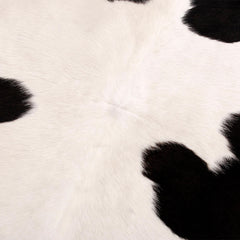 Luxurious Handcrafted Brown and White Cowhide Rug with Hypoallergenic Backing - Unique Beauty and Timeless Style for Living Room or Bedroom - Celestial Leather Limited