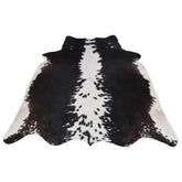 Luxurious Medium Cowhide Rug - Classic Brown & White - Handcrafted, Hypoallergenic, Durable, Unique Animal Pattern - Perfect for Living Room - Celestial Leather Limited