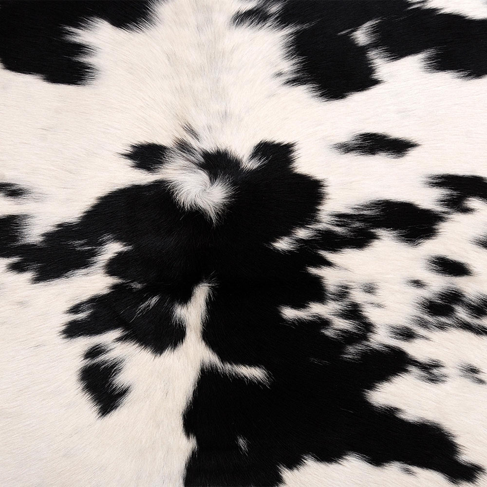 Luxurious Natural Dark Brown and White Cowhide Rug - Hypoallergenic, Non-Slip Suede Back, Non-Shedding - Free Shipping across UK! - Celestial Leather Limited
