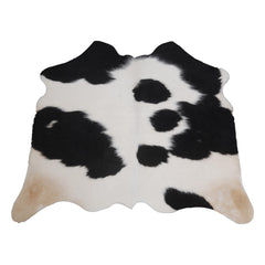 Luxurious Small Animal Print Cowhide Rug - Hypoallergenic, Non-Slip, Non-Shedding - Handcrafted from Premium Hides - Free Shipping in UK - Celestial Leather Limited